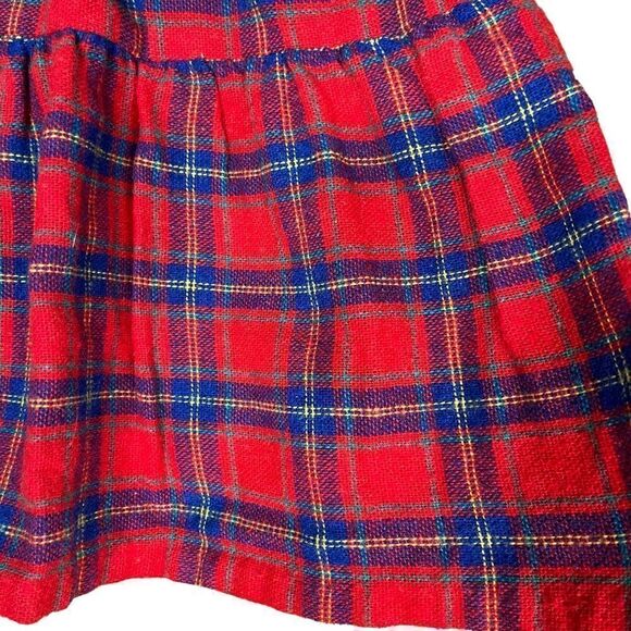 Vintage Peppermint Lane red plaid wool blend skirt‎ - Picture 3 of 7